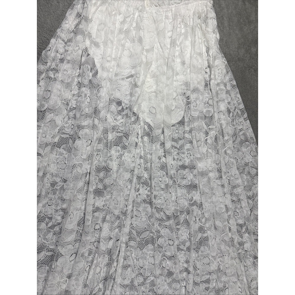 NWT For Love and Lemons Lorena Maxi Dress White Lace Size Small - Picture 13 of 15